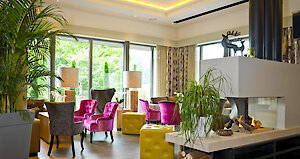 Ambiente und Ausblick im Wellnesshotel